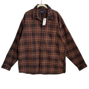 ABERCROMBIE & FITCH‎ Soft A&F Relaxed Flannel, Size X-LARGE TALL